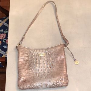 Champagne Brahmin purse